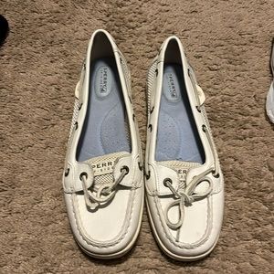 Sperry white womens shoes
